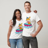 小さなボートの狐 Tシャツ (ユニセックス)