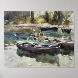 小さなボート(1913年) by John Singer Sargent ポスター