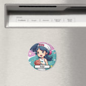小さなボールの赤ん坊、の名カスタム標で!マグネット マグネット (インサイチュ (食洗機))