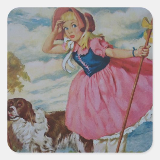 小さなボー・ビープ音 スクエアシール (正面)