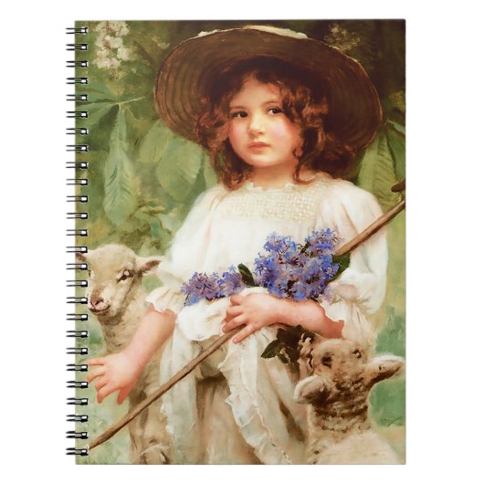 小さなボーPeep。イースターギフト ノートブック (正面)