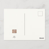 小さなポストカード4.25インチx 5.6インチ ポストカード (裏面)