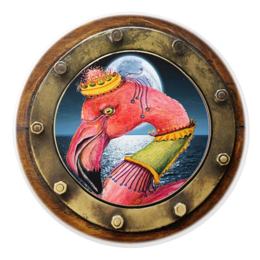 小さなポ航海のルトホールの引き出しノブ セラミックノブ (正面)