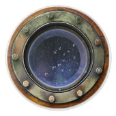 小さなポ航海のルトホールの引き出しノブ セラミックノブ (正面)