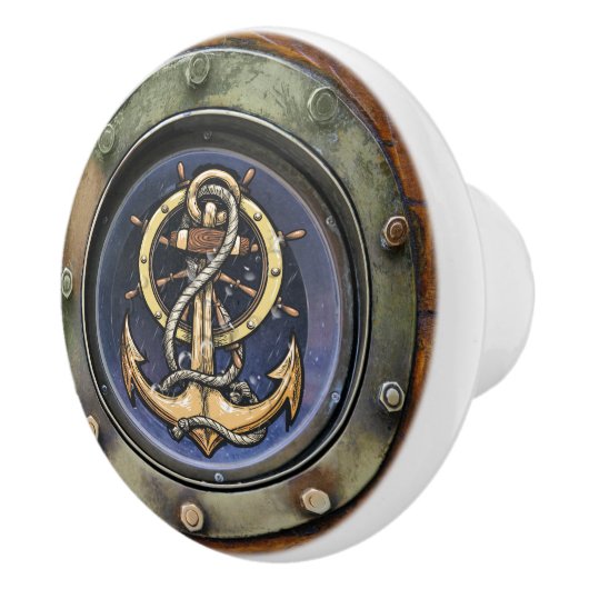 小さなポ航海のルトホールの引き出しノブ セラミックノブ (右)