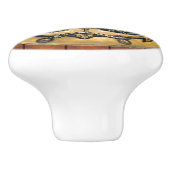 小さなポ航海のルトホールの引き出しノブ セラミックノブ (側面)