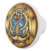 小さなポ航海のルトホールの引き出しノブ セラミックノブ (右)