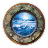 小さなポ航海のルトホールの引き出しノブ セラミックノブ (正面)