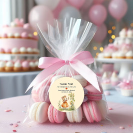 小さなマウス赤ちゃん女の子の赤ちゃんシャワー | ラウンドシール