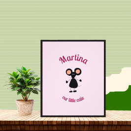 小さなマウス フォトプリント           