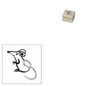 小さなマウス ラバースタンプ (押印)