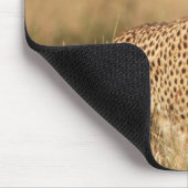 小さなマウンドにチーターを設置することで視認性を向上 マウスパッド (コーナー)