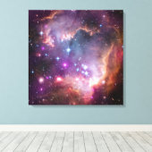 小さなマゼラン雲の中の若い星。 キャンバスプリント (インサイチュ (ウッドフロア))