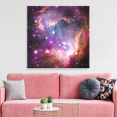 小さなマゼラン雲の中の若い星。 キャンバスプリント (インサイチュ (リビング))