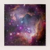 小さなマゼラン雲の中の若い星。 ジグソーパズル (縦)