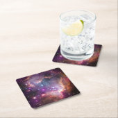 小さなマゼラン雲の中の若い星。 スクエアペーパーコースター (インサイチュ)