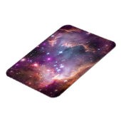 小さなマゼラン雲の中の若い星。 マグネット (左側)