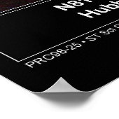 小さなマゼラン雲のHST N81 ポスター (角)