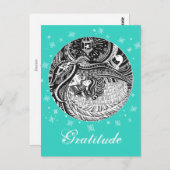 小さなマッチの少女 | アクアポストカード ポストカード (正面/裏面)