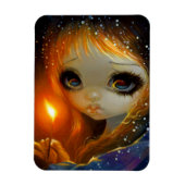 "小さなマッチ女の子"フレックスマグネット マグネット (縦)