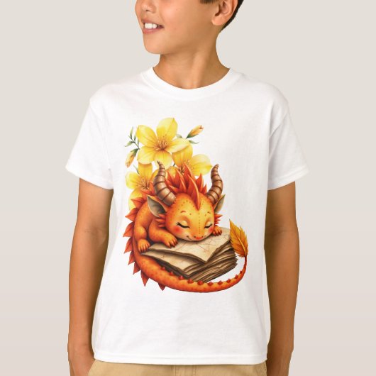 小さなミスティックドラゴン。 Tシャツ (正面)