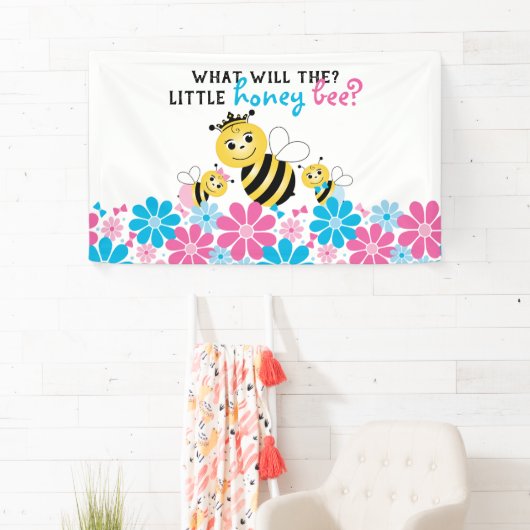 小さなミツバチのジェンダーが明らかにするもの 横断幕 (インサイチュ)