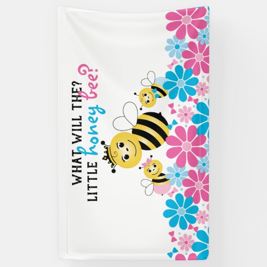 小さなミツバチのジェンダーが明らかにするもの 横断幕 (縦)