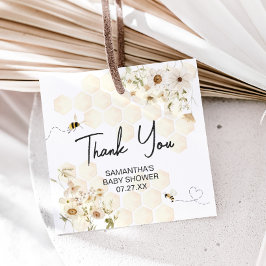 小さなミツバチの赤ちゃんシャワー広場 フェイバータグ