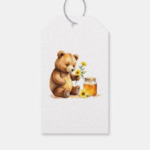 小さなミツバチの赤ちゃんシャワー ギフトタグ (裏面)