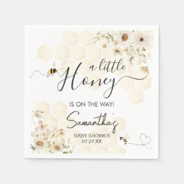 小さなミツバチの赤ちゃんシャワー スタンダードカクテルナプキン