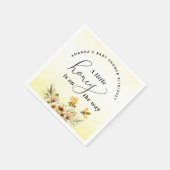 小さなミツバチの赤ちゃんシャワー スタンダードカクテルナプキン (角)