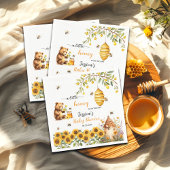 小さなミツバチの赤ちゃんシャワー スタンダードカクテルナプキン