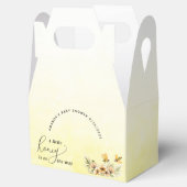 小さなミツバチの赤ちゃんシャワー フェイバーボックス (オープン)