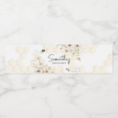 小さなミツバチの赤ちゃんシャワー ペットボトルラベル (シングルラベル)