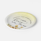 小さなミツバチの赤ちゃんシャワー ペーパープレート (アングル)