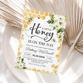 小さなミツバチの赤ちゃんシャワー 招待状