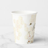 小さなミツバチの赤ちゃんシャワー 紙コップ (右)