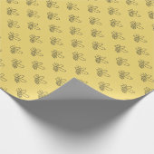 小さなミツバチ養蜂の養蜂場ギフトラップ ラッピングペーパー (角)