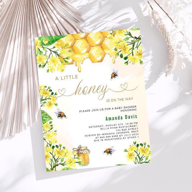 小さなミツバチ黄色の予算の赤ちゃんシャワー (クリエイターアップロード済み)