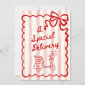 小さなミートボールがやってくる 招待状 (裏面)