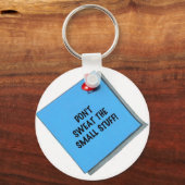 小さなメモを汗をかかない物 キーホルダー (正面)