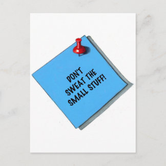 小さなメモを汗をかかない物 ポストカード