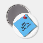 小さなメモを汗をかかない物 マグネット (正面/裏面)