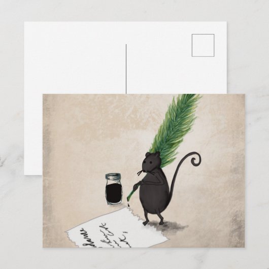 小さなメモ ポストカード (正面/裏面)