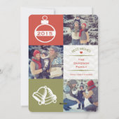 小さなメリークリスマスフォトフラットカード シーズンカード (裏面)