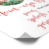 小さなメリークリスマスベビーシャワーマママオサバー ポスター (角)