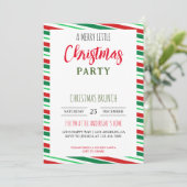 小さなメリークリスマスホリデーフェスティバルパーティー 招待状 (スタンド正面)