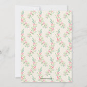 小さなメリークリスマス写真の誕生のお知らせ シーズンカード (裏面)