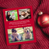 小さなメリークリスマス写真の誕生発表