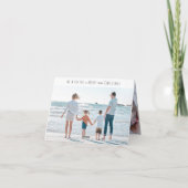 小さなメリークリスマス写真 シーズンカード (裏面)